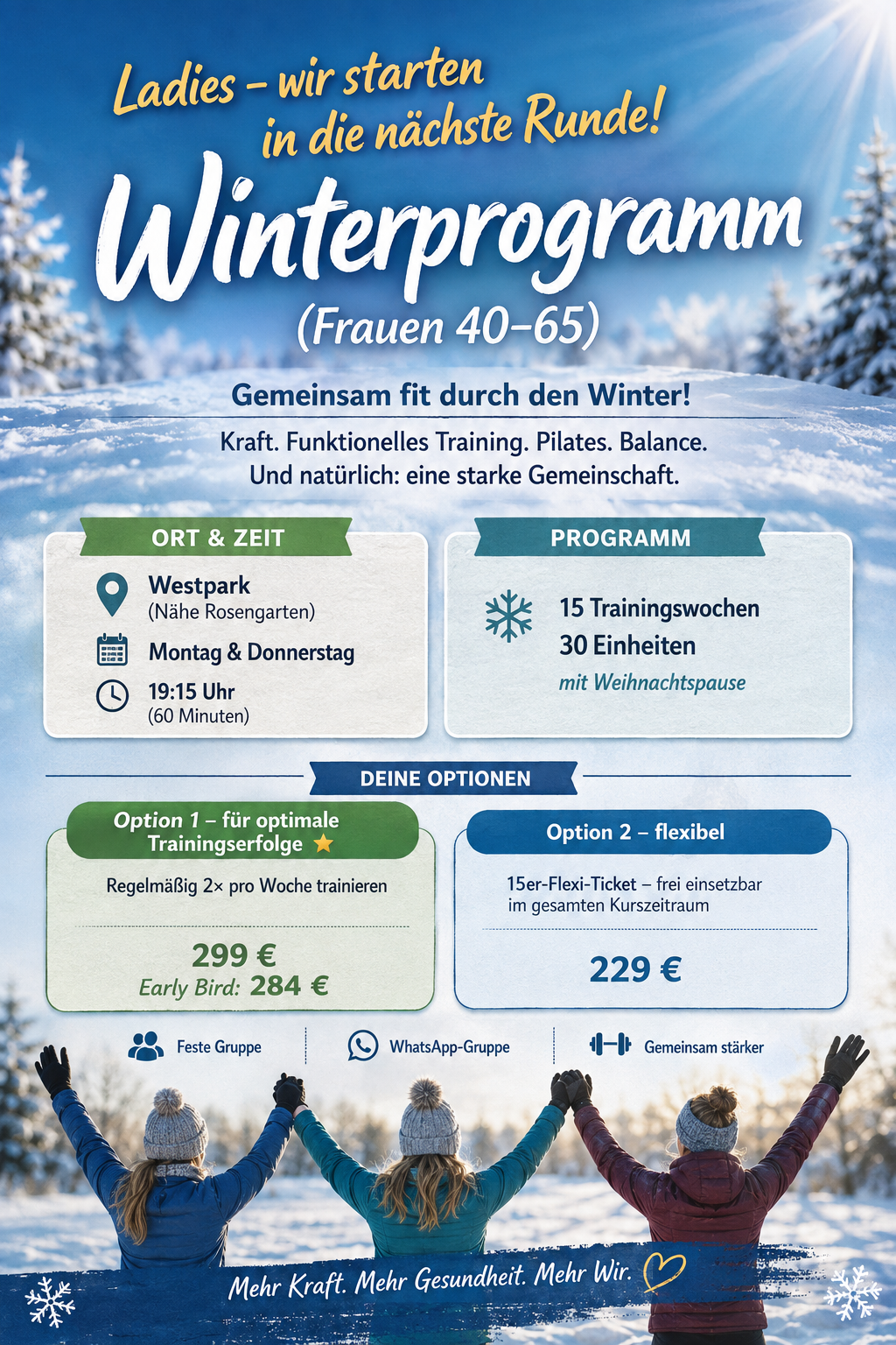 Winterkursplan Programm